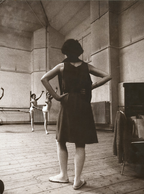 Young Ballerinas with Ballet Mistress