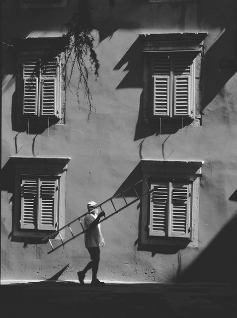 Man with Ladder