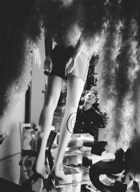 Man Viewing Mannequin