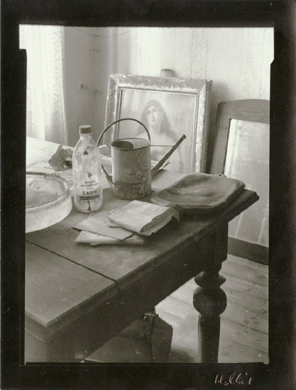 Still Life on Table with Painting