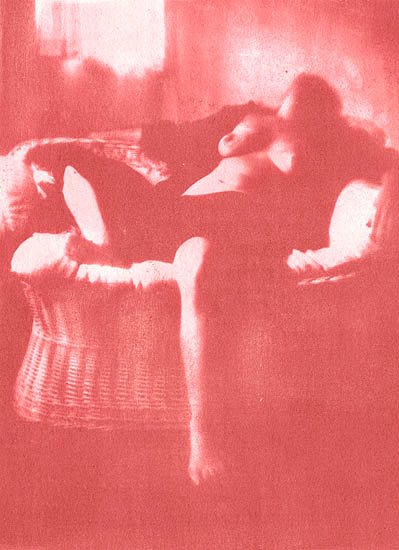 Nude on Wicker Chair
