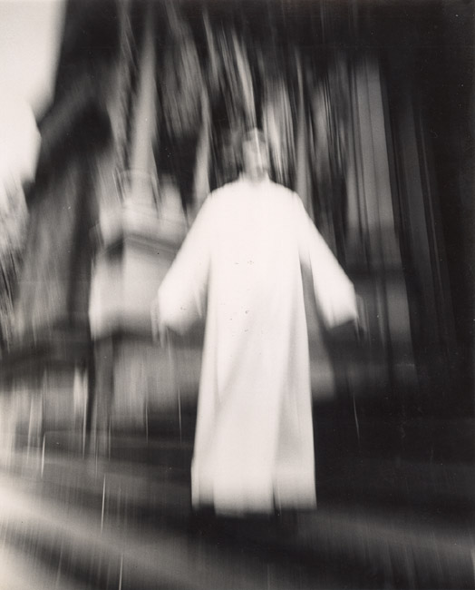 A Priest at St. John the Divine Seems to Be Flying, New York, NY