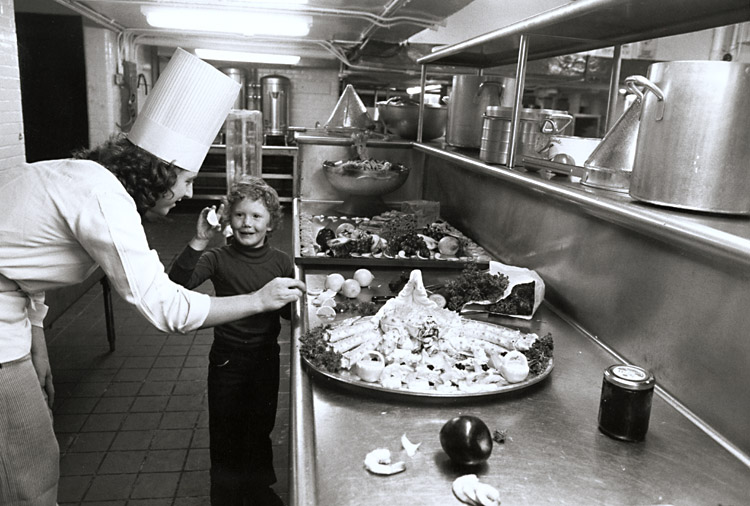 Caroline with Chef