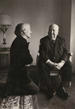 Jill Krementz - Andy Warhol and Alfred Hitchcock, New York City
Click for more Images