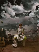 Jan Saudek - Girl Seated Listening to Music
Click for more Images