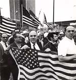 Arthur Tress - Hard Hat Construction and Office Workers Parade for America Day, Albany, NY
Click for more Images